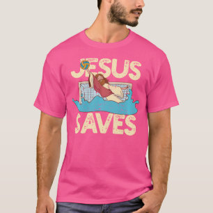Jesus Salva Polo Água Goalie Faith Christian Wate