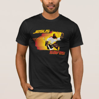 Jesus salvar a camisa escura