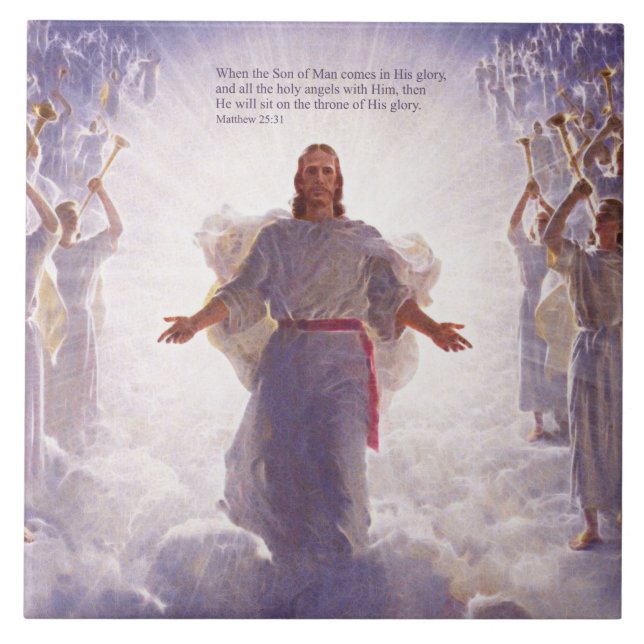 Jesus & seus azulejos dos anjos 1 (Frente)