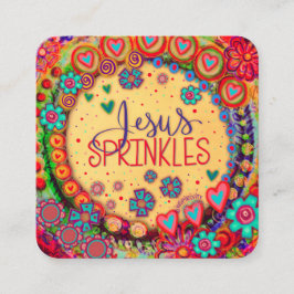 Jesus Sprinkles ~ Cartões de gentileza inspirivent