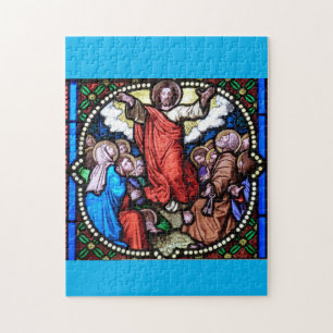 JESUS STAINES DE VIDRO JIGSAW QUEBRA-CABEÇA