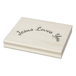 Jesus Te Ama Carimbo De Artesanato De Design