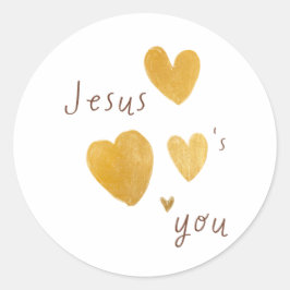 Jesus te ama. Etiquetas modernas