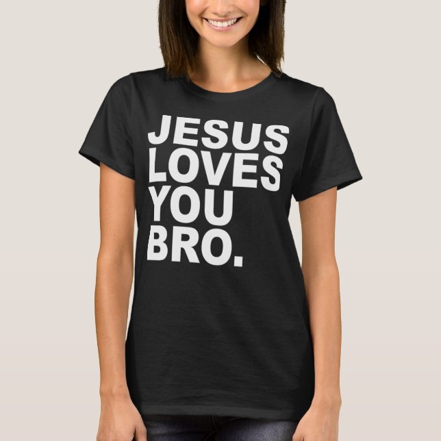 Jesus Te Ama Irmão - Christian Faith Pullover Hoo (Frente)