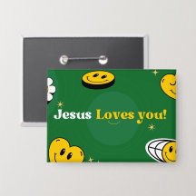 "Jesus Te Ama" Sorriso Verde Para Jovens