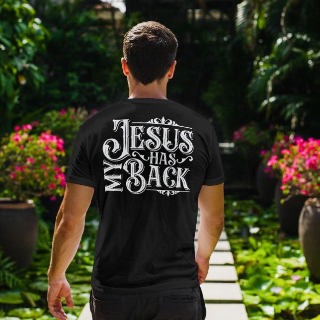 Jesus Tem Minha Camisa De Trás (Jesus Has My Back T-Shirt)