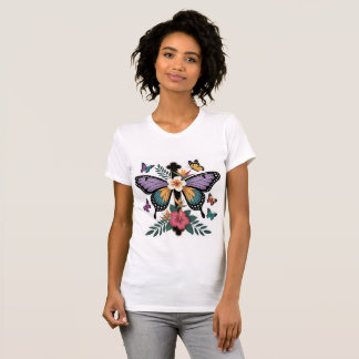 Jesus [Theme] Camiseta Feminina Fé Brasil Presente