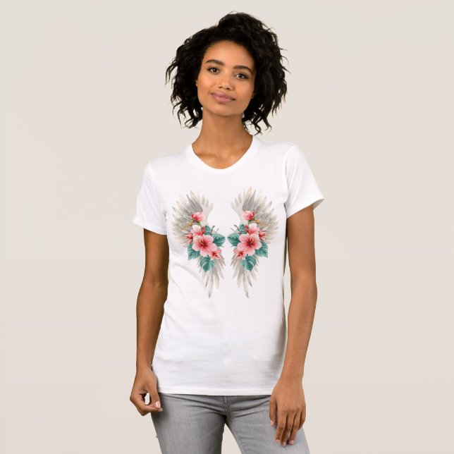 Jesus [Theme] Camiseta Feminina Fé Brasil Presente (Frente Completa)