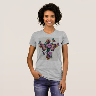 Jesus [Theme] Camiseta Feminina Fé Brasil Presente