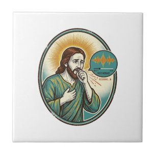 Jesus Tossindo Nota de Voz de Audio Mensagem de Te