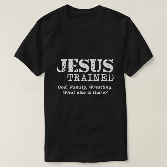 Jesus Treinou Luta Pullover Hoodie (Frente do Design)
