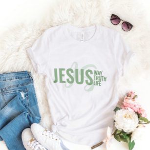 Jesus, vida, camiseta da verdade