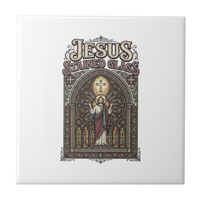 Jesus Vitral Jesus Vitral Catedral  (Frente)