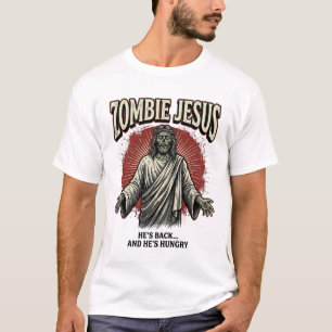Jesus Zumbi Gravura Antiga Design de Camiseta Engr