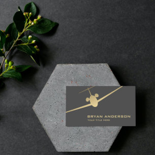 Jet Airplane Cartão de visita