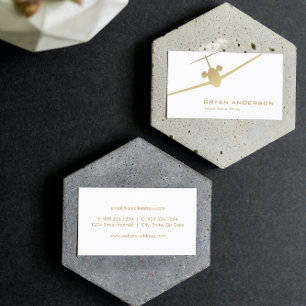 Jet Airplane Cartão de visita