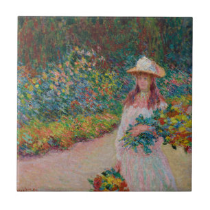Jeune fille dans le jardin de Giverny, 1888