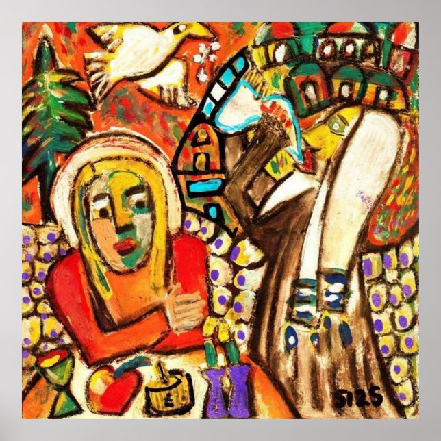 Jewan New Year Sing The Shfar Poster (Frente)