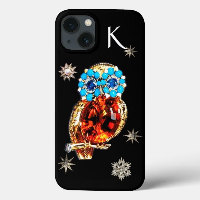 JEWEL OWL,ESTRELAS DE DIAMANTE,Dourado,Turquesa Az (Verso)