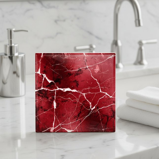 Jewel Tones Marble Abstract Ruby Red D1288 (Criador carregado)
