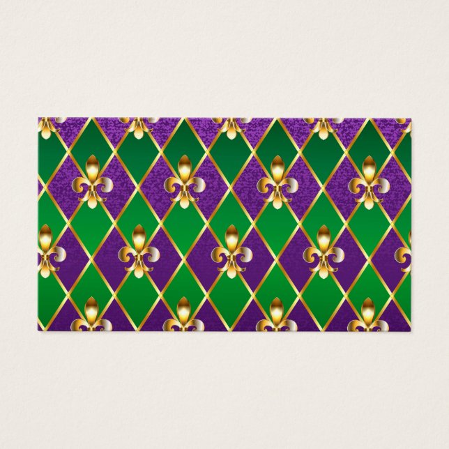 Jewelry Background Mardi Gras (Frente)
