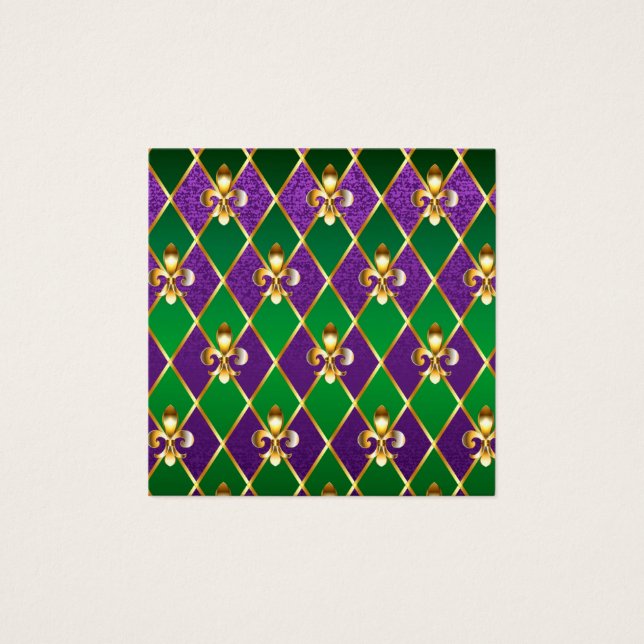 Jewelry Background Mardi Gras (Frente)