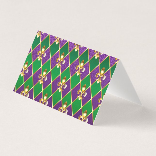 Jewelry Background Mardi Gras (Frente)