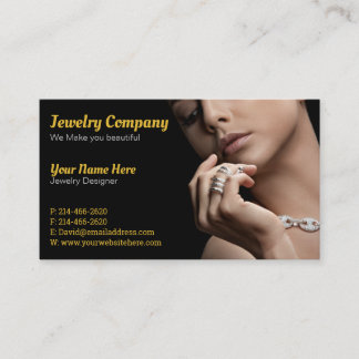 Jewelry Designer/Seller Cartão de visita