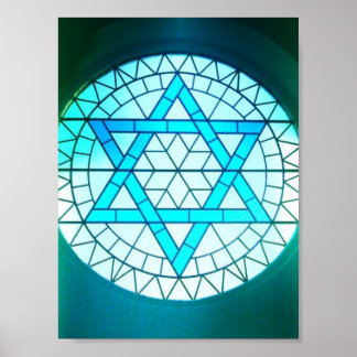 Jewish Star of David Poster Print