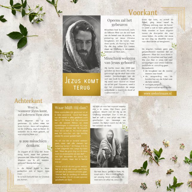 Jezus komt terug christelijk traktaat (Criador carregado)