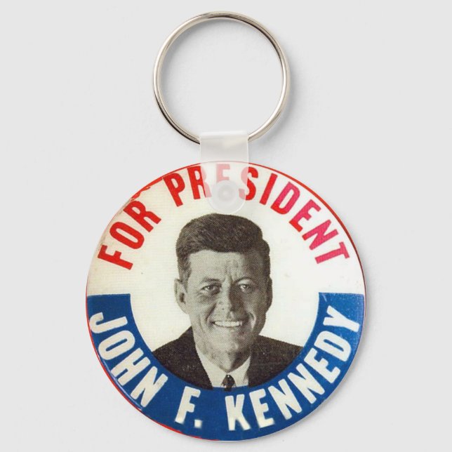 JFK para Presidente - Chaveiro (Frente)