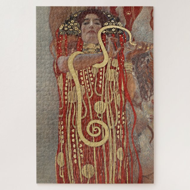 JIGSAW QUEBRA-CABEÇA : GUSTAV KLIMT : HYGIEIA : 19 (Vertical)
