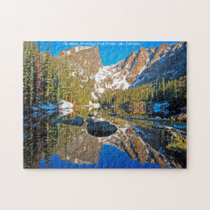 Jigsaws Dream Lake Colorado EUA. Quebra-cabeça
