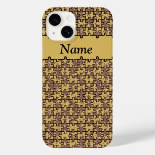 Jigserra Stars chocolate e amarelo personalizado