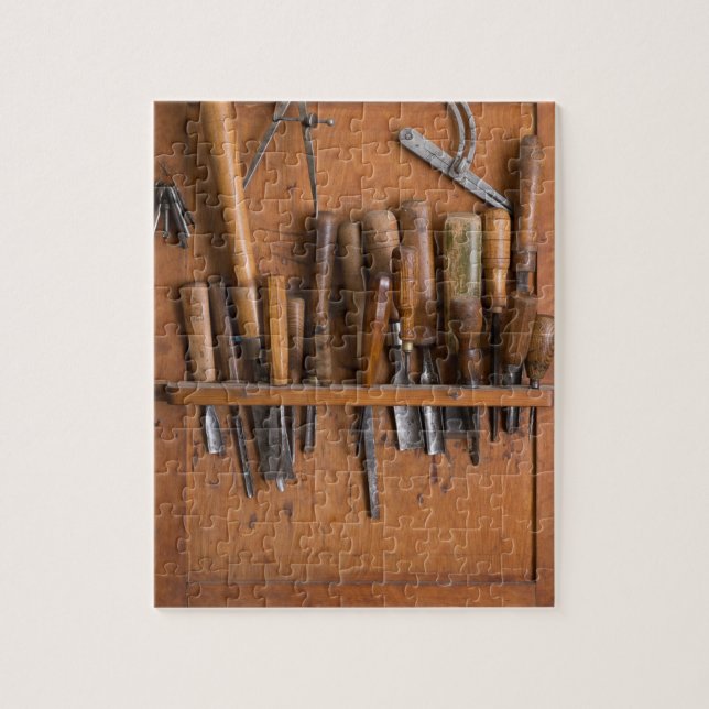 Jigsóvia Quebra-cabeça IWoodwork Tools Shelf (Vertical)