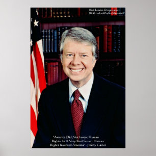 Jimmy Carter "Human Rights" Wisdom Cote Poster