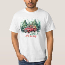 Jingle até a camiseta Mens