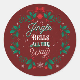 Jingle Bells Até o Natal Adesivos