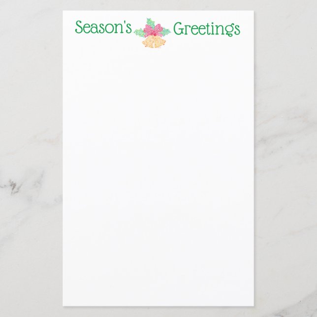 Jingle Bells Nota Papel de Sue Weidlich (Frente)