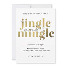 Jingle e Mingle | Convites de Férias