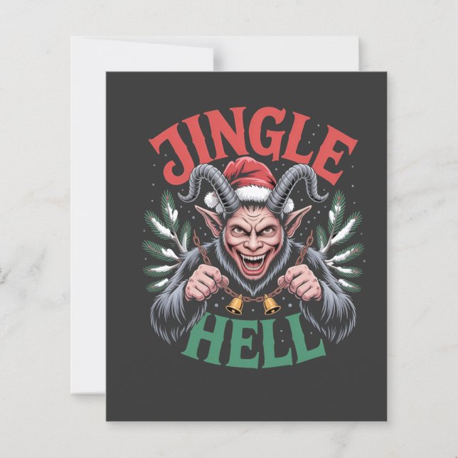 Jingle Hell Christmas Krampus Mau Xmas (Frente)