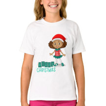 Jingle Joy: Camiseta de Natal para Meninas