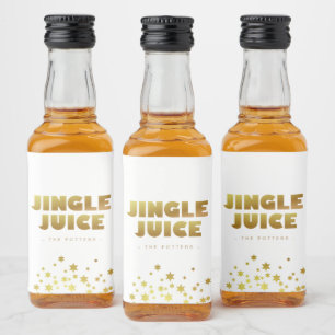 Jingle Juice   Divertido Natal Branco e Dourado Mi