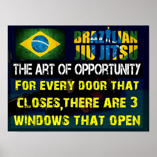 Jiu Jitsu - A Arte da Poster da Oportunidade (Frente)