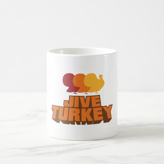 Jive a caneca retro de Turquia (Centro)