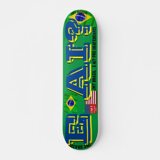 JMT BRASIL E AI? Decodificação do skateboard JMT 7 (Frente)