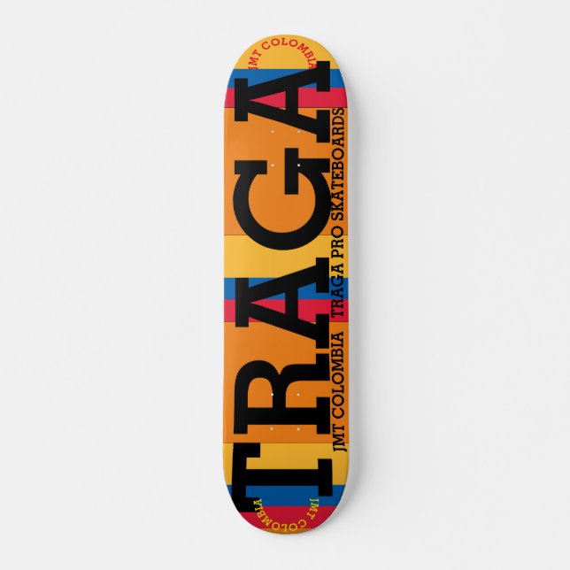 JMT COLOMBIA TRAGA  7 3/4" Deck de Skateboard (Frente)