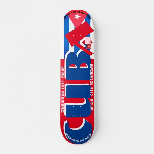 JMT CUBA CUBA 7, 3/4", skateboard Deck (Frente)