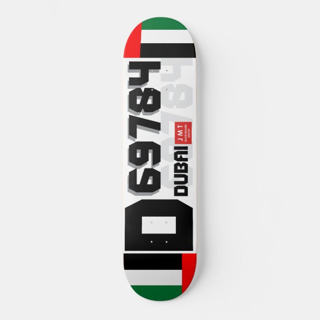 JMT DUBAI. Skateboard (Frente)