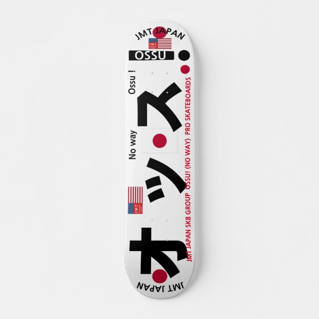JMT JAPAN OSSU 7, 3/4", skateboard Deck (Frente)